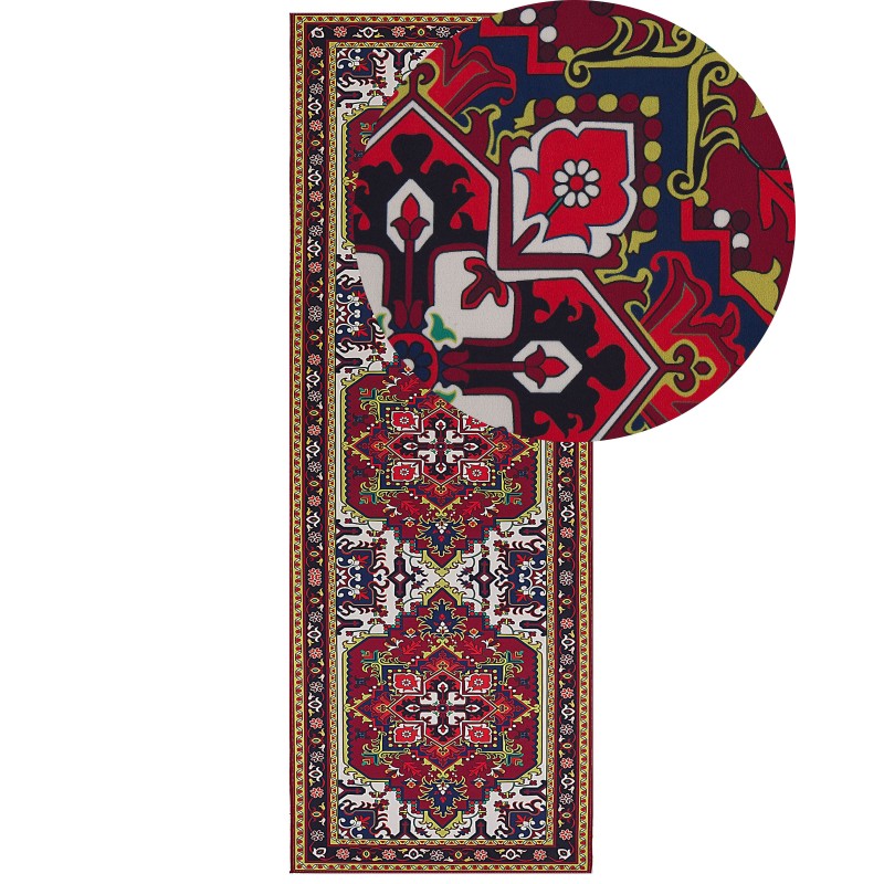 Dywan 70 x 200 cm czerwony COLACHEL Dywan 70 x 200 cm czerwony COLACHEL