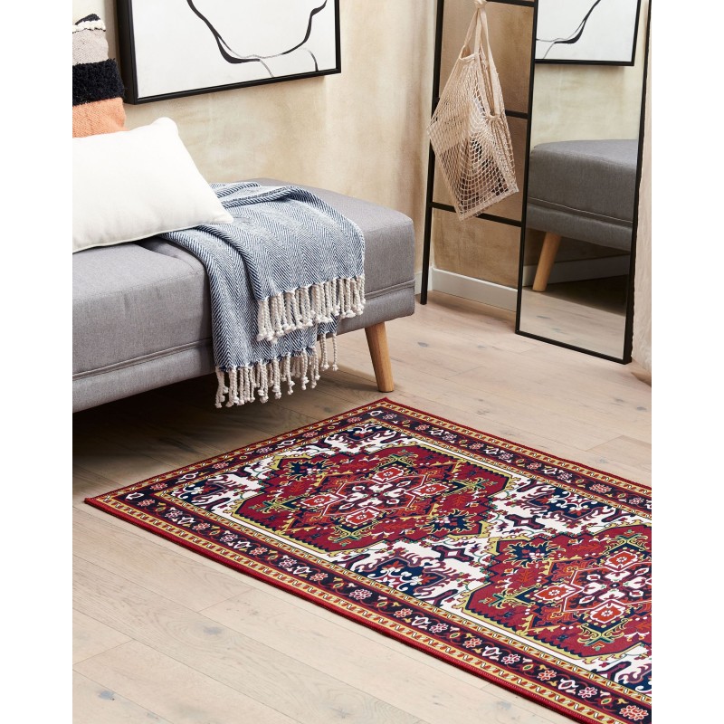 Dywan 70 x 200 cm czerwony COLACHEL Dywan 70 x 200 cm czerwony COLACHEL