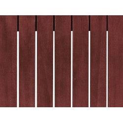 Sofa ogrodowa z certyfikowanego drewna 3-osobowa mahoniowy brąz TRANI Sofa ogrodowa z certyfikowanego drewna 3-osobowa mahoniowy brąz TRANI