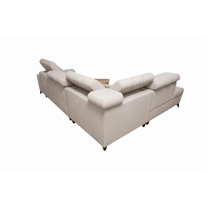 Venna VII corner sofa with a sleeping function, USB port, and opening bar Plush, Avra 2 Venna VII corner sofa with a sleeping function, USB port, and opening bar Plush, Avra 2