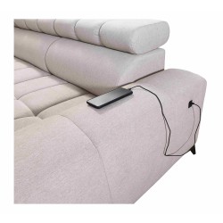 Esquina Venna III con función de cama, puerto USB y bar abierto - Plusz, Avra 2 Esquina Venna III con función de cama, puerto USB y bar abierto - Plusz, Avra 2
