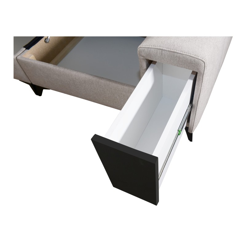 Esquina Venna III con función de cama, puerto USB y bar abierto - Plusz, Avra 2 Esquina Venna III con función de cama, puerto USB y bar abierto - Plusz, Avra 2