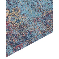Dywan bawełniany 200 x 300 cm niebieski KANSU Dywan bawełniany 200 x 300 cm niebieski KANSU