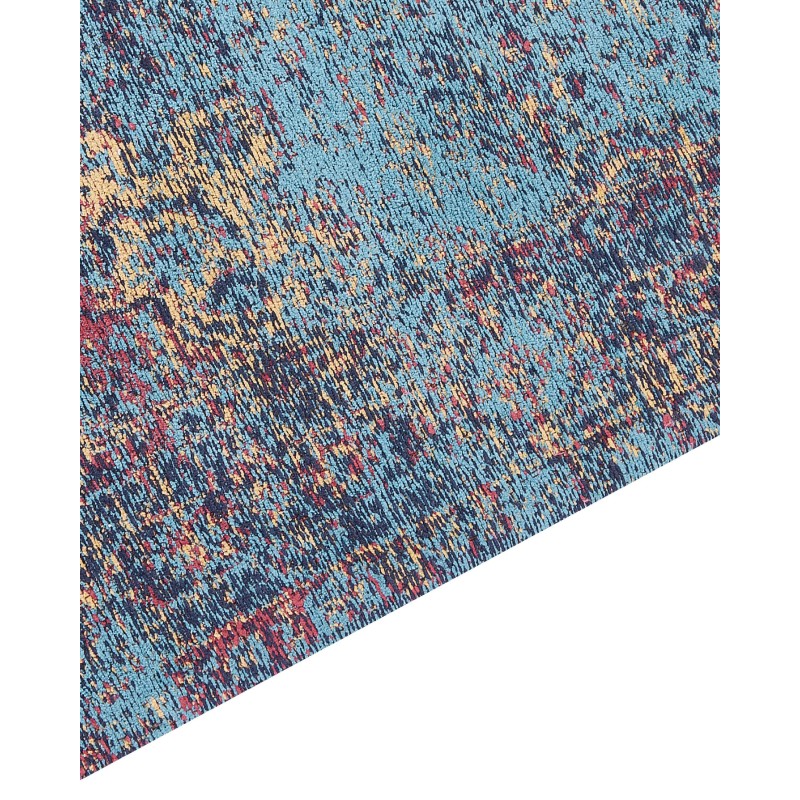 Dywan bawełniany 200 x 300 cm niebieski KANSU Dywan bawełniany 200 x 300 cm niebieski KANSU