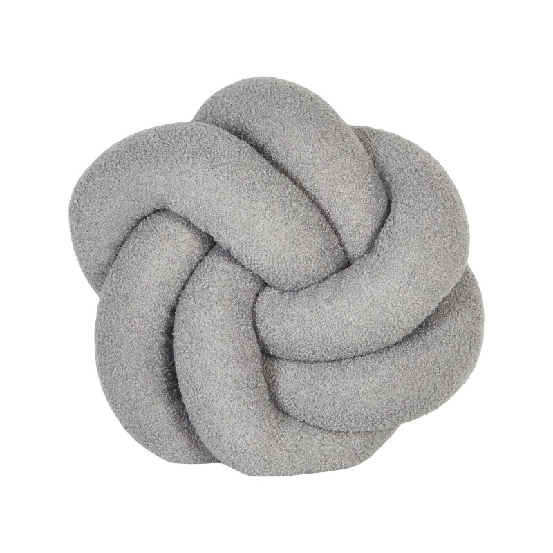 Poduszka dekoracyjna ANGELONIA Boucle 45 x 45 cm Szary Jednolity Poduszka dekoracyjna ANGELONIA Boucle 45 x 45 cm Szary Jednolity
