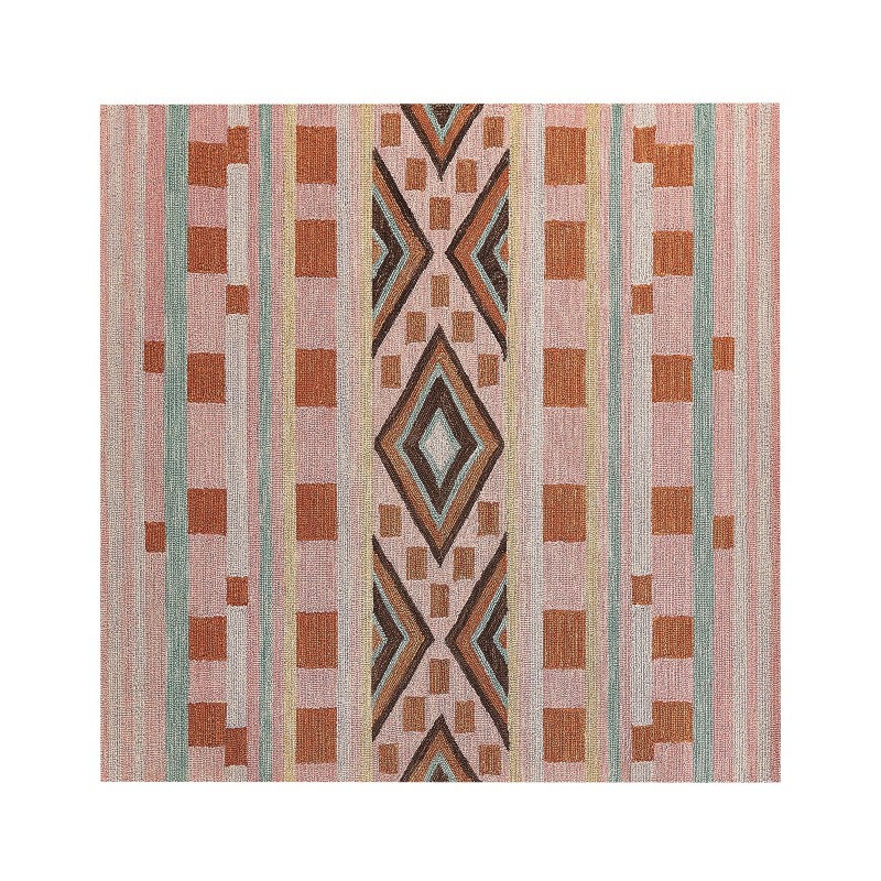 Dywan wełniany 200 x 200 cm wielokolorowy YOMRA Dywan wełniany 200 x 200 cm wielokolorowy YOMRA