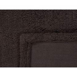 Koc MIRGE 125 x 150 cm Ciemnobrązowy Koc MIRGE 125 x 150 cm Ciemnobrązowy