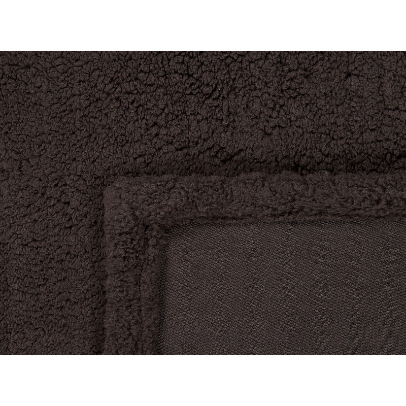 Koc MIRGE 125 x 150 cm Ciemnobrązowy Koc MIRGE 125 x 150 cm Ciemnobrązowy