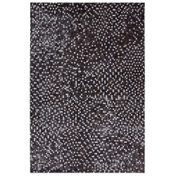 Dywan patchwork skórzany 160 x 230 cm brązowy AKKESE Dywan patchwork skórzany 160 x 230 cm brązowy AKKESE