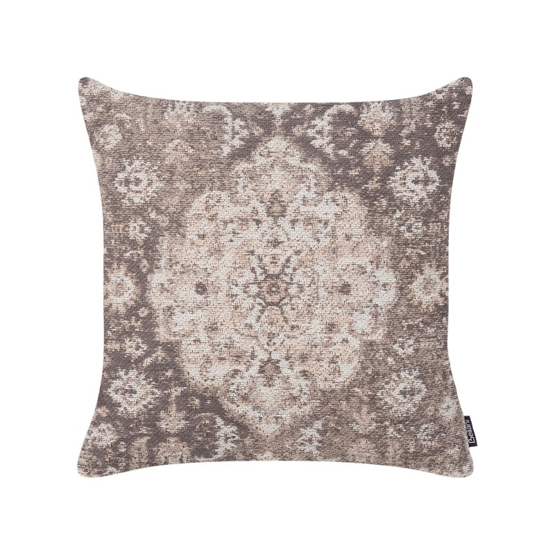 Zestaw 2 poduszek dekoracyjnych MIMISAL Bawełna 45 x 45 cm Brązowy Wzór orientalny Zestaw 2 poduszek dekoracyjnych MIMISAL Bawełna 45 x 45 cm Brązowy Wzór orientalny
