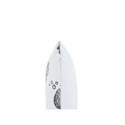 2 bawełniane poduszki dekoracyjne dla dzieci w rybki 45 x 45 cm białe TWEEDIA 2 bawełniane poduszki dekoracyjne dla dzieci w rybki 45 x 45 cm białe TWEEDIA