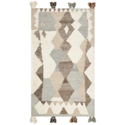 Dywan wełniany kilim 80 x 150 cm wielokolorowy ARALEZ Dywan wełniany kilim 80 x 150 cm wielokolorowy ARALEZ