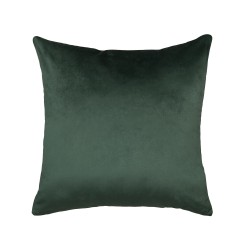 Zestaw 2 poduszek dekoracyjnych BLITZEN Welur 45 x 45 cm Ciemnozielony Wzór świąteczny Zestaw 2 poduszek dekoracyjnych BLITZEN Welur 45 x 45 cm Ciemnozielony Wzór świąteczny