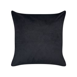 Zestaw 2 poduszek dekoracyjnych YUZURI Welur 45 x 45 cm Czarny Wzór zwierzęcy Zestaw 2 poduszek dekoracyjnych YUZURI Welur 45 x 45 cm Czarny Wzór zwierzęcy