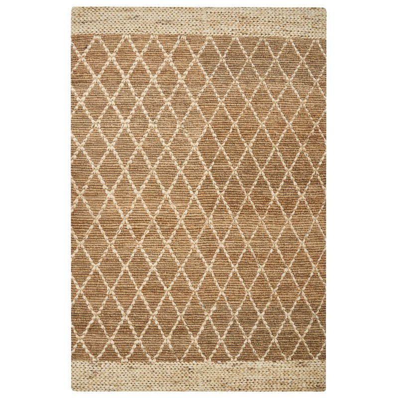 Dywan z juty 200 x 300 cm beżowy ZORAVA Dywan z juty 200 x 300 cm beżowy ZORAVA