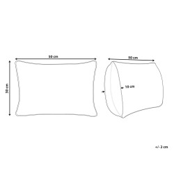Poduszka dekoracyjna INULA Bawełna 30 x 50 cm Pomarańczowy Wzór geometryczny Poduszka dekoracyjna INULA Bawełna 30 x 50 cm Pomarańczowy Wzór geometryczny