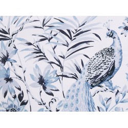 Komplet pościeli BALLARD Bawełna satynowa 155 x 220 cm Niebieski Komplet pościeli BALLARD Bawełna satynowa 155 x 220 cm Niebieski