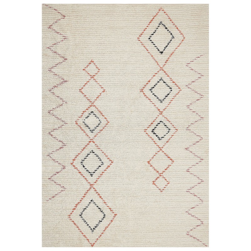 Dywan bawełniany 160 x 230 cm beżowy GUWAHATI Dywan bawełniany 160 x 230 cm beżowy GUWAHATI