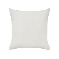 Zestaw 2 poduszek dekoracyjnych ZALEYA Bawełna 45 x 45 cm Biały Wzór kwiatowy Zestaw 2 poduszek dekoracyjnych ZALEYA Bawełna 45 x 45 cm Biały Wzór kwiatowy