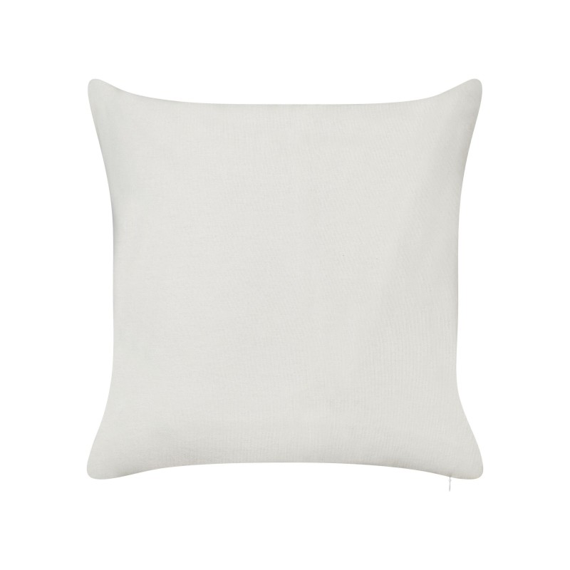 Zestaw 2 poduszek dekoracyjnych ZALEYA Bawełna 45 x 45 cm Biały Wzór kwiatowy Zestaw 2 poduszek dekoracyjnych ZALEYA Bawełna 45 x 45 cm Biały Wzór kwiatowy