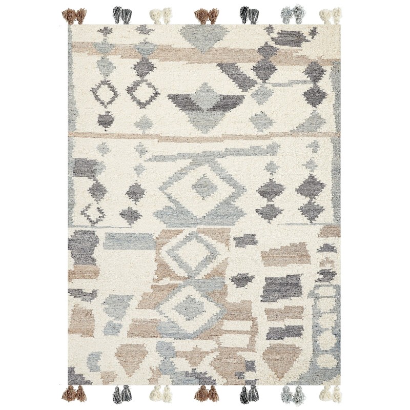 Dywan wełniany kilim 160 x 230 cm wielokolorowy MRGAVET Dywan wełniany kilim 160 x 230 cm wielokolorowy MRGAVET