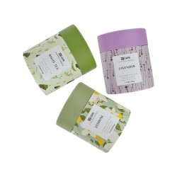 Zestaw 3 świeczek zapachowych COLORFUL BARREL Wosk sojowy Świeże nuty Nuty kwiatowe Zestaw 3 świeczek zapachowych COLORFUL BARREL Wosk sojowy Świeże nuty Nuty kwiatowe