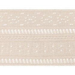 Narzuta na łóżko DAULET Bawełna 150 x 200 cm Jasnobeżowy Narzuta na łóżko DAULET Bawełna 150 x 200 cm Jasnobeżowy