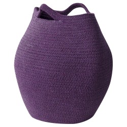 Zestaw 2 koszy PANJGUR Bawełna Purpurowy Zestaw 2 koszy PANJGUR Bawełna Purpurowy