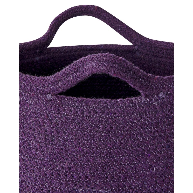 Zestaw 2 koszy PANJGUR Bawełna Purpurowy Zestaw 2 koszy PANJGUR Bawełna Purpurowy