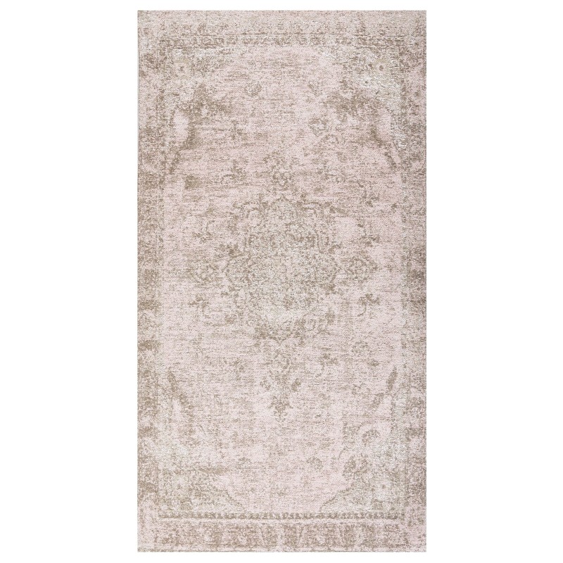 Dywan bawełniany 80 x 150 cm różowy MATARIM Dywan bawełniany 80 x 150 cm różowy MATARIM