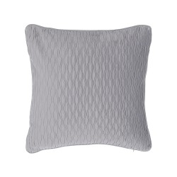 Zestaw 2 poduszek dekoracyjnych MOTARI Welur 45 x 45 cm Szary Wzór geometryczny Zestaw 2 poduszek dekoracyjnych MOTARI Welur 45 x 45 cm Szary Wzór geometryczny