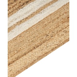 Dywan z juty 160 x 230 cm beżowy ELMALI Dywan z juty 160 x 230 cm beżowy ELMALI