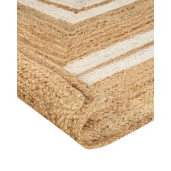 Dywan z juty 160 x 230 cm beżowy ELMALI Dywan z juty 160 x 230 cm beżowy ELMALI