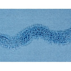 Koc KHARI Bawełna 125 x 150 cm Błękitny Koc KHARI Bawełna 125 x 150 cm Błękitny
