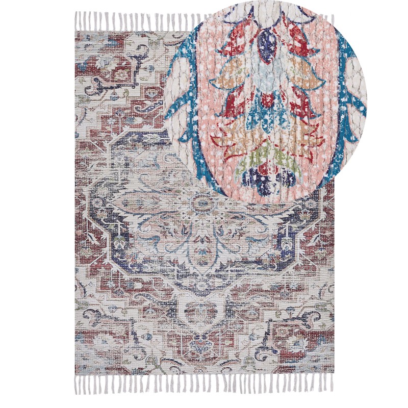 Dywan 140 x 200 cm wielokolorowy KELKIT Dywan 140 x 200 cm wielokolorowy KELKIT
