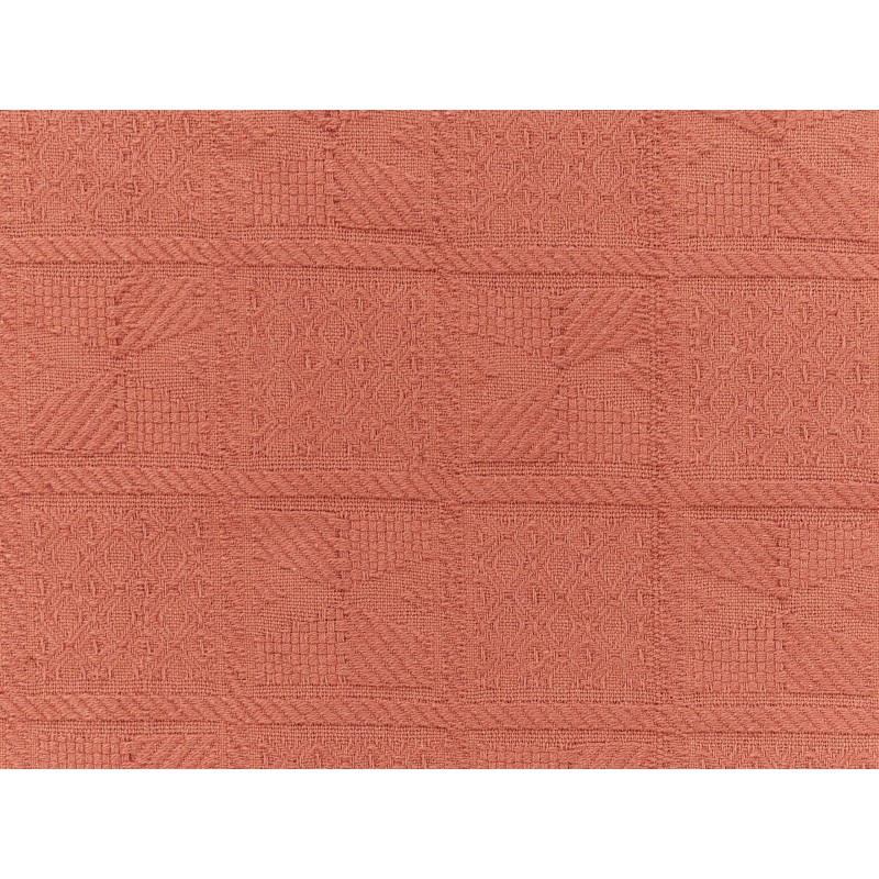 Narzuta na łóżko MARAKA Bawełna 150 x 200 cm Jasnoczerwony Narzuta na łóżko MARAKA Bawełna 150 x 200 cm Jasnoczerwony