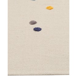 Dywan dziecięcy bawełniany w zwierzęcy wzór 80 x 150 cm beżowy SINGKIL Dywan dziecięcy bawełniany w zwierzęcy wzór 80 x 150 cm beżowy SINGKIL