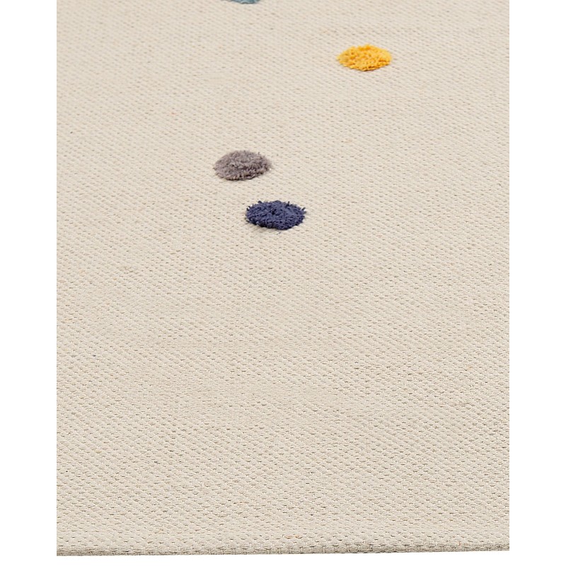 Dywan dziecięcy bawełniany w zwierzęcy wzór 80 x 150 cm beżowy SINGKIL Dywan dziecięcy bawełniany w zwierzęcy wzór 80 x 150 cm beżowy SINGKIL