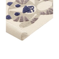 Dywan dziecięcy bawełniany w zwierzęcy wzór 80 x 150 cm beżowy SINGKIL Dywan dziecięcy bawełniany w zwierzęcy wzór 80 x 150 cm beżowy SINGKIL