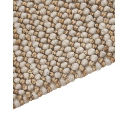 Dywan wełniany 80 x 150 cm beżowy BANOO Dywan wełniany 80 x 150 cm beżowy BANOO
