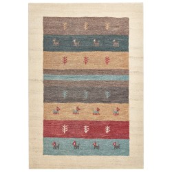 Dywan wełniany gabbeh 160 x 230 cm wielokolorowy SARILAR Dywan wełniany gabbeh 160 x 230 cm wielokolorowy SARILAR