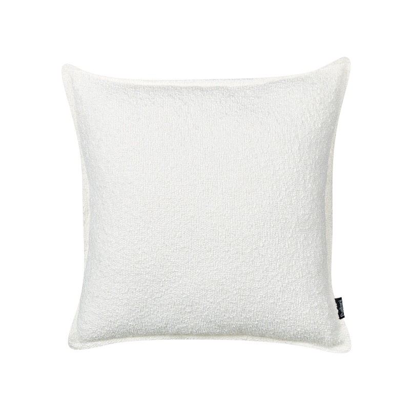Zestaw 2 poduszek dekoracyjnych SENECIA Boucle 45 x 45 cm Złamana biel Jednolity Zestaw 2 poduszek dekoracyjnych SENECIA Boucle 45 x 45 cm Złamana biel Jednolity
