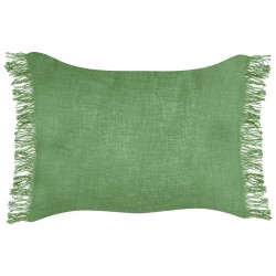 Zestaw 2 poduszek dekoracyjnych MABA Bawełna 50 x 35 cm Zielony Jednolity Zestaw 2 poduszek dekoracyjnych MABA Bawełna 50 x 35 cm Zielony Jednolity