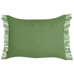 Zestaw 2 poduszek dekoracyjnych MABA Bawełna 50 x 35 cm Zielony Jednolity Zestaw 2 poduszek dekoracyjnych MABA Bawełna 50 x 35 cm Zielony Jednolity
