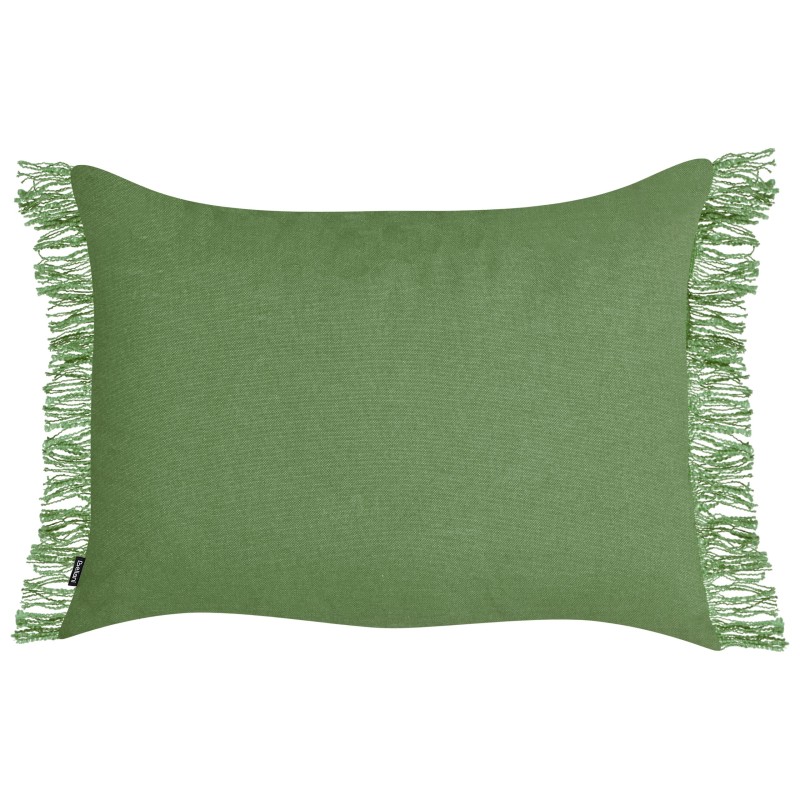 Zestaw 2 poduszek dekoracyjnych MABA Bawełna 50 x 35 cm Zielony Jednolity Zestaw 2 poduszek dekoracyjnych MABA Bawełna 50 x 35 cm Zielony Jednolity