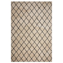Dywan 200 x 300 cm beżowo-czarny MIDYAT