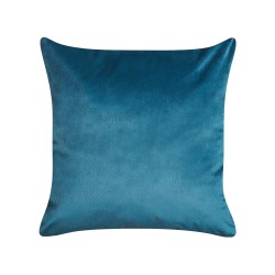 Zestaw 2 poduszek dekoracyjnych DELICIOSA Welur 45 x 45 cm Niebieski Wzór roślinny Zestaw 2 poduszek dekoracyjnych DELICIOSA Welur 45 x 45 cm Niebieski Wzór roślinny