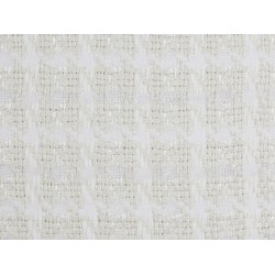 Zestaw 2 poduszek dekoracyjnych DOURIS 30 x 60 cm Jasnobeżowy W kratkę Zestaw 2 poduszek dekoracyjnych DOURIS 30 x 60 cm Jasnobeżowy W kratkę