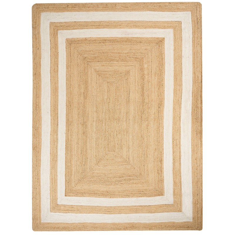 Dywan z juty 300 x 400 cm beżowy GEMEREK Dywan z juty 300 x 400 cm beżowy GEMEREK