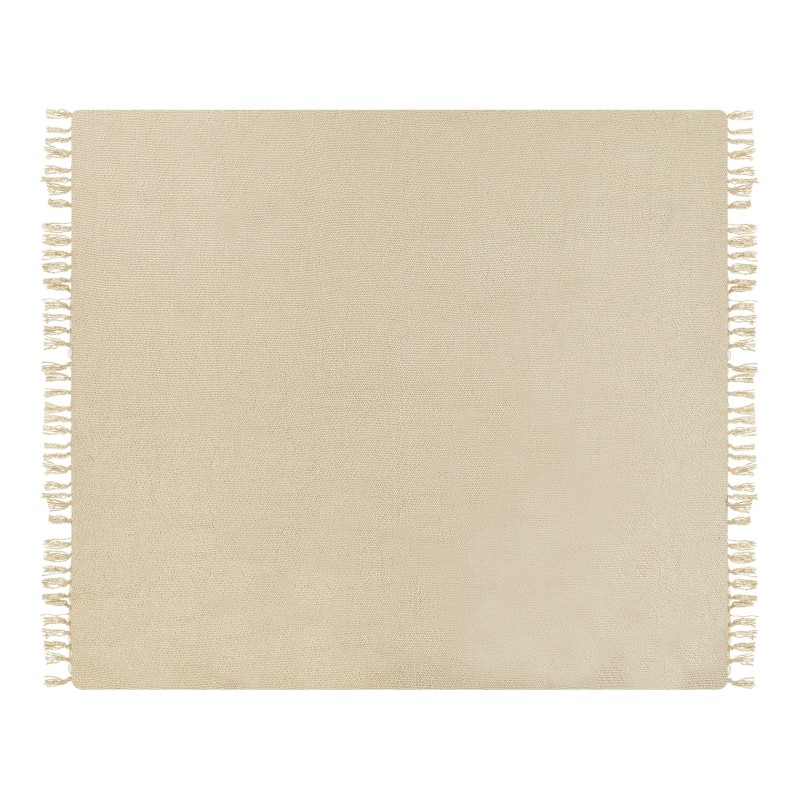Koc CHAOHANI 200 x 220 cm Beżowy Koc CHAOHANI 200 x 220 cm Beżowy